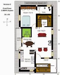 30x50 House Plans House Plans Duplex