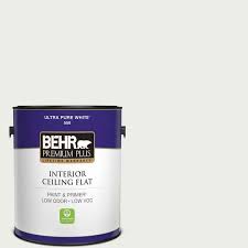 White Ceiling Flat Interior Paint 55801