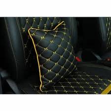 Autoform Black Embroidered Car Cushion