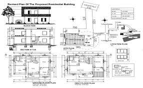 Plan Dwg File Residential Building