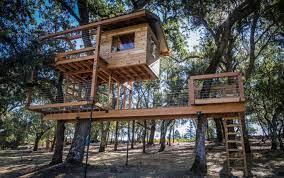 A Two Story Treehouse In Calistoga
