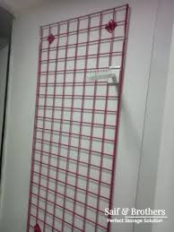 Wall Mounted Gridwall Panel For