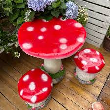 Garden Mushroom Table Ottoman