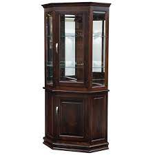 Delmar Corner Curio Cabinet From