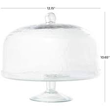 Decorative Cake Stand With Glass Dome