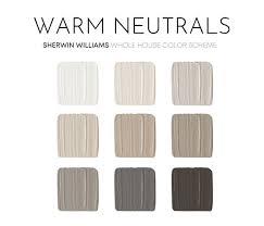 Warm Neutrals Sherwin Williams Paint