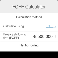 Fcfe Calculator Free Cash Flow To Equity