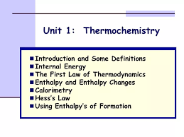 Thermochemistry Powerpoint Presentation