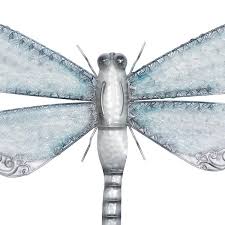Gracefully Styled Metal Dragonfly