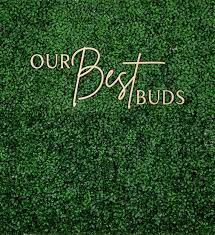 Our Best Buds Letters For Wedding Wall