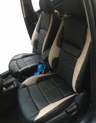 Car White Honda City Leather Seat Cover