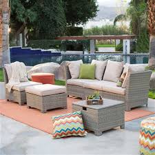 Natural Outdoor Wicker Resin Patio