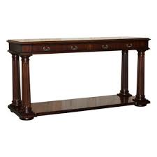 Hand Carved American Hardwood Console