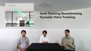 yamaha white ceiling array microphone
