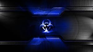 Biohazard Blue Tron Android Metal