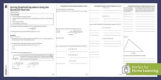 Solving Quadratic Equations Using The