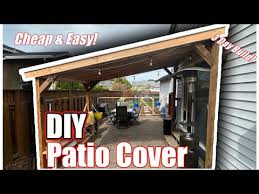 Budget Friendly Diy Patio Cover