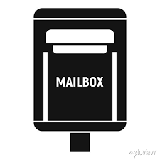 Correspondence Mailbox Icon Simple