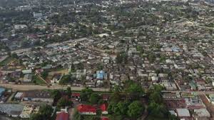 Aerial View Lusaka Zambia Architecture