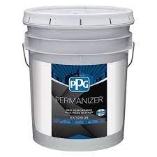 5 Gal Ppg14 14 Summer Suede Semi Gloss Exterior Paint