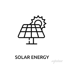 Solar Energy Icon Vector Solar Energy