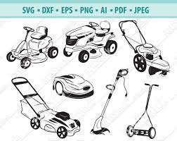 Lawn Mowers Svg Landscaping Svg Lawn