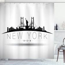 Ambesonne Nyc Shower Curtain New York