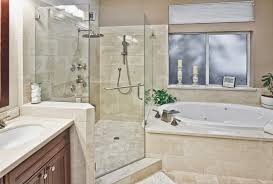 75 Corner Shower With A Hot Tub Ideas