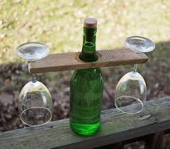 Wine Bottle Glass Holder Diy Wine