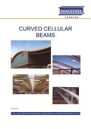 curved cellular beam brochure macsteel