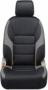 Leather Black U Fly 2 Car Seat Covers