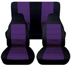 Purple Black Jeep Seat Covers Jeep