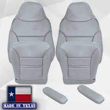 Replacement Cow Leather Seat Cover Gray