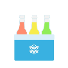 100 000 Bottles In Ice Vector Images