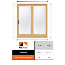 Hand Frenchwood Gliding Patio Door