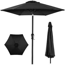 Ft Market Tilt Patio Umbrella In Black