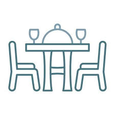 Dining Table Icon Vector Art Icons