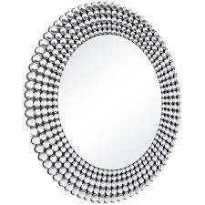 Wall Mirror With Crystal Embellishment