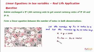 Linear Equation For One Variable