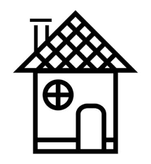 House Icon Ilration Black And