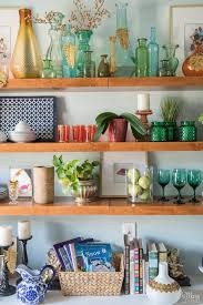 Kitchen Shelf Decor Boho Style Kitchen