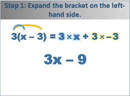 Solving Equations With Brackets Key