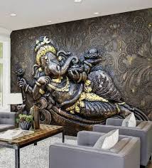 Aamphaa Ceramic Mosaic Ganesh Picture