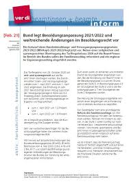 bund legt besoldungsanpassung und