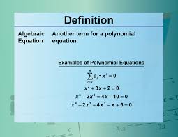 Definition Equation Concepts