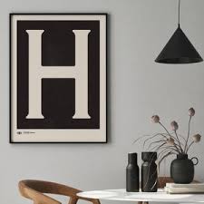 Letter H Wall Decor