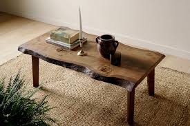 Rustic Oak Coffee Table Live Edge