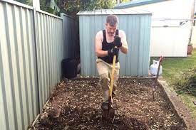 Garden Bed With Double Digging