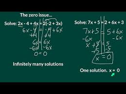 Equations With One Solution No