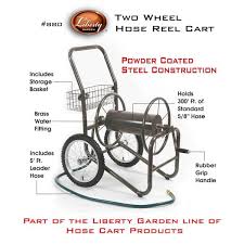 300 Ft 2 Wheel Industrial Hose Cart